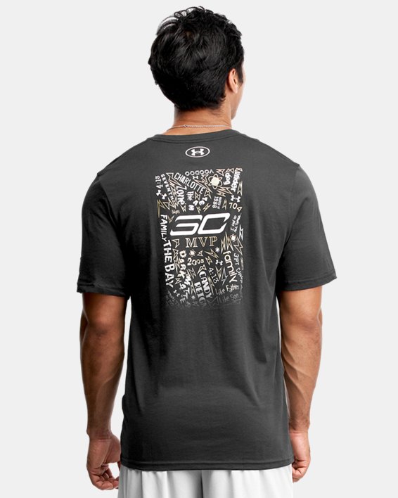 Men's Curry 1 MVP T-Shirt, Black, pdpMainDesktop image number 1